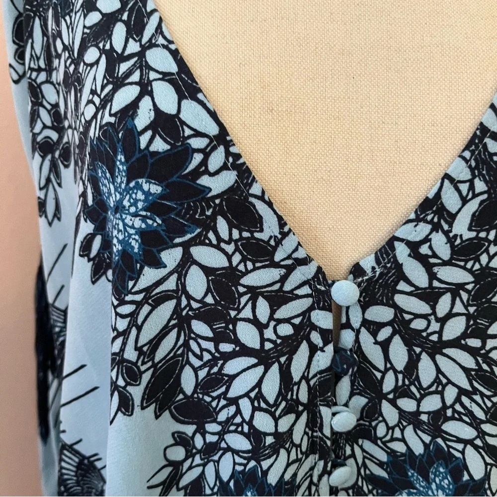Free People Floral Print Blouse - Picture 8 of 9